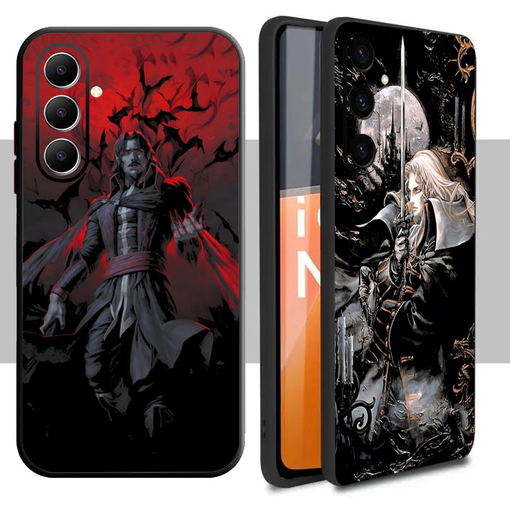 Samsung Galaxy A55 - NOVO Estojo de Telefone Castlevania Dracula