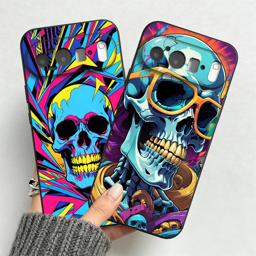 Capa Neon Pop Art Skull para G - Google Pixel 9 avaliação e preço